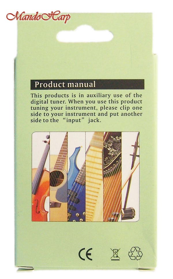 MandoHarp - Clip-On Headstock/Bridge Pickup for Mandolin/Violin/Banjo/Guitar/Ukulele