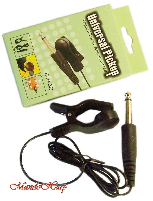 MandoHarp - Clip-On Headstock/Bridge Pickup for Mandolin/Violin/Banjo/Guitar/Ukulele