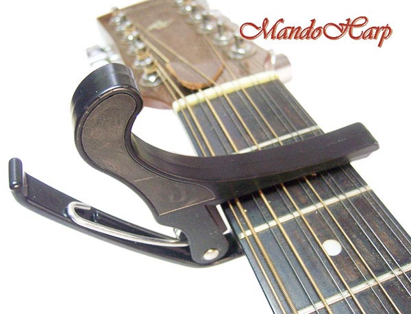 MandoHarp - Heavy Duty, Spring-Loaded, Lever-Action Capo