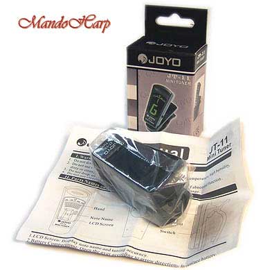 MandoHarp - Joyo Clip-On Backlit LCD Tuner