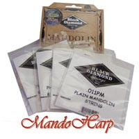 MandoHarp - Mandolin Strings - Black Diamond N772 Phosphor Bronze Medium/Light 0.011-0.038