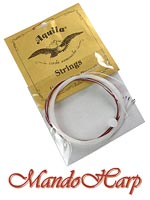 MandoHarp - Ukulele Strings - Aquila 19U Tenor, 8-String, GgCcEEAA, Red Series G, 7 x Nylgut �