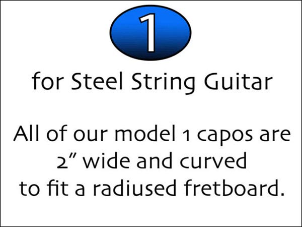 MandoHarp - Shubb Lite Capo - L1 for Steel String Guitar - Blue
