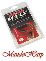 MandoHarp - Shubb Original Capo - C5b for Banjo, Mandolin, Bouzouki - Brass