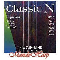 MandoHarp - Thomastik-Infeld CF127 Superlona Classic N Guitar Strings - Light 0.027-0.045