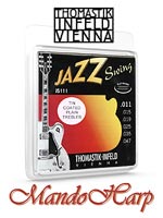 MandoHarp - Thomastik-Infeld JS111 Jazz Swing Electric Guitar Strings - Light 0.011-0.047