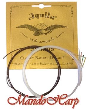 MandoHarp - Aquila 1B 5-String Classic Banjo Strings. 