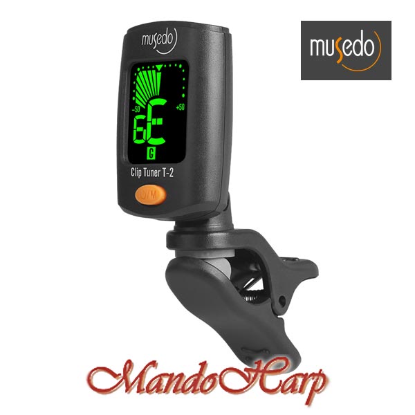 Musedo T2 Clip-On Chromatic/Guitar/Bass/Uke Tuner