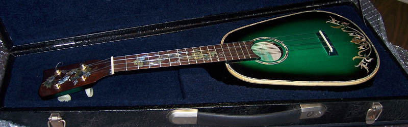 MandoHarp - 'Green Dragons' Concert Ukulele
