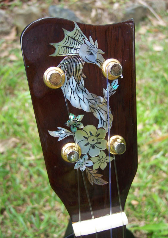 MandoHarp - 'Green Dragons' Concert Ukulele