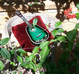 MandoHarp - 'Green Dragons' Concert Ukulele