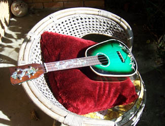 MandoHarp - 'Green Dragons' Concert Ukulele