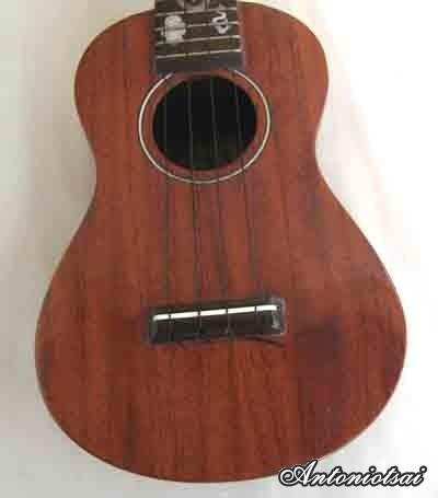 MandoHarp - "Smokin Dragon" Solid-Koa Soprano Ukulele