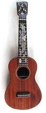 MandoHarp - "Smokin Dragon" Solid-Koa Soprano Ukulele
